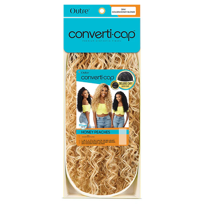 Outre Converti Cap Half Wig - HONEY PEACHES - Image 7