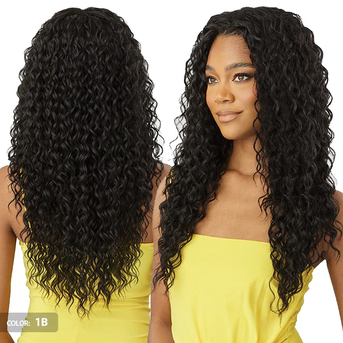 Outre Converti-Cap Wet and Wavy Half Wig - CURLY BLISS 24 - Image 4