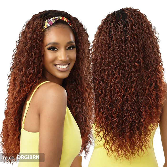 Outre Converti Cap Wet and Wavy Half Wig - KISSED BY MIST - Image 4