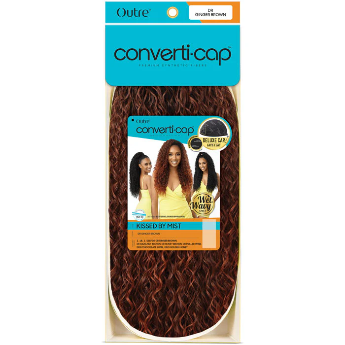Outre Converti Cap Wet and Wavy Half Wig - KISSED BY MIST - Image 6