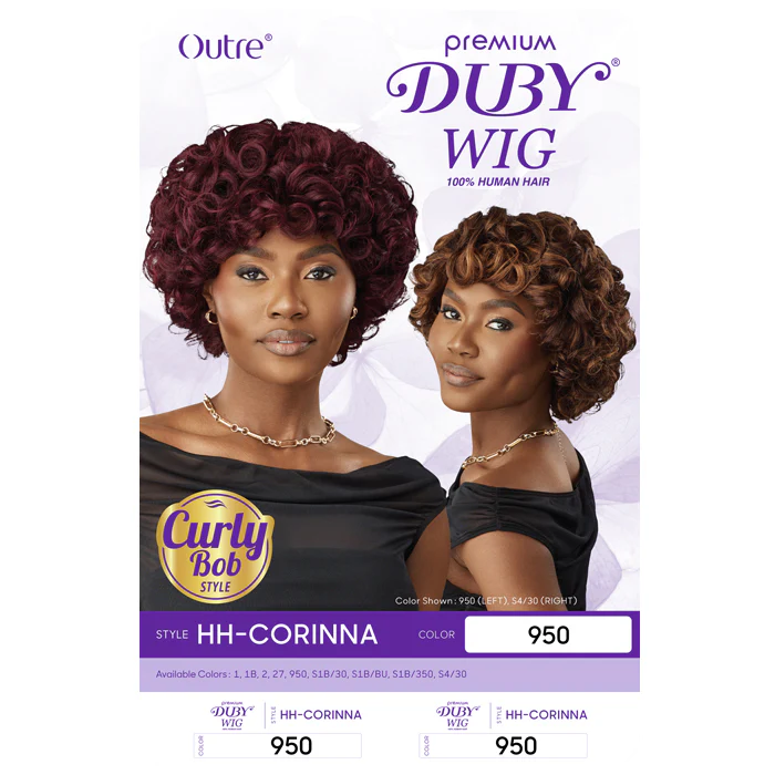 Outre Duby Wig 100% Human Hair Full Wig - HH-CORINNA - Image 4