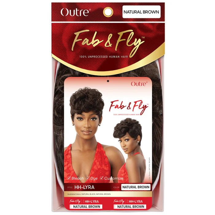 Outre Fab & Fly 100% Unprocessed Human Hair Full Cap Wig - HH LYRA - Image 5