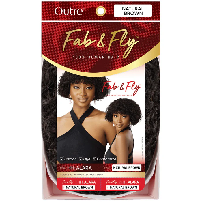 Outre Fab & Fly 100% Unprocessed Human Hair Full Wig - HH-ALARA - Image 5