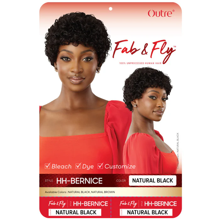 Outre Fab & Fly 100% Unprocessed Human Hair Full Wig - HH-BERNICE - Image 4