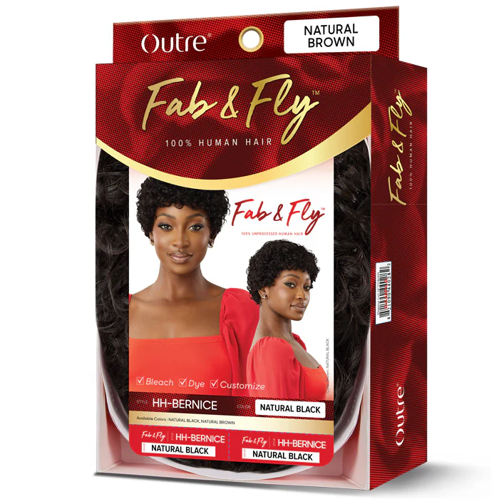 Outre Fab & Fly 100% Unprocessed Human Hair Full Wig - HH-BERNICE - Image 5