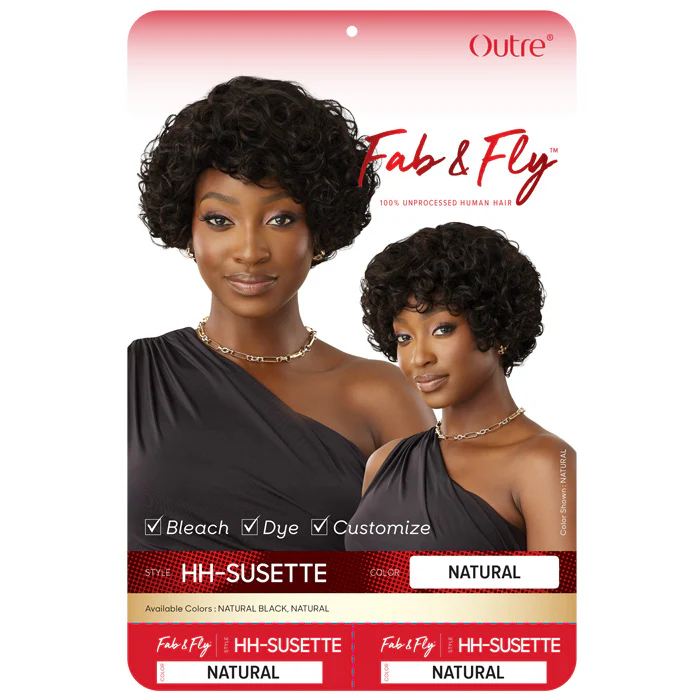 Outre Fab & Fly 100% Unprocessed Human Hair Full Wig - HH-SUSETTE - Image 5