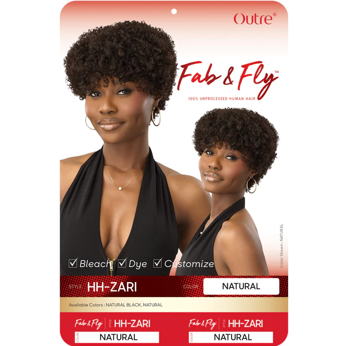 Outre Fab & Fly 100% Unprocessed Human Hair Full Wig - HH-ZARI - Image 3