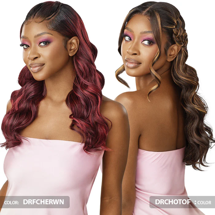 Outre Airtied Glueless Human Hair Blend 13x6 HD Lace Front Wig - HHB-NATURAL BODY WAVE 22" - Image 2