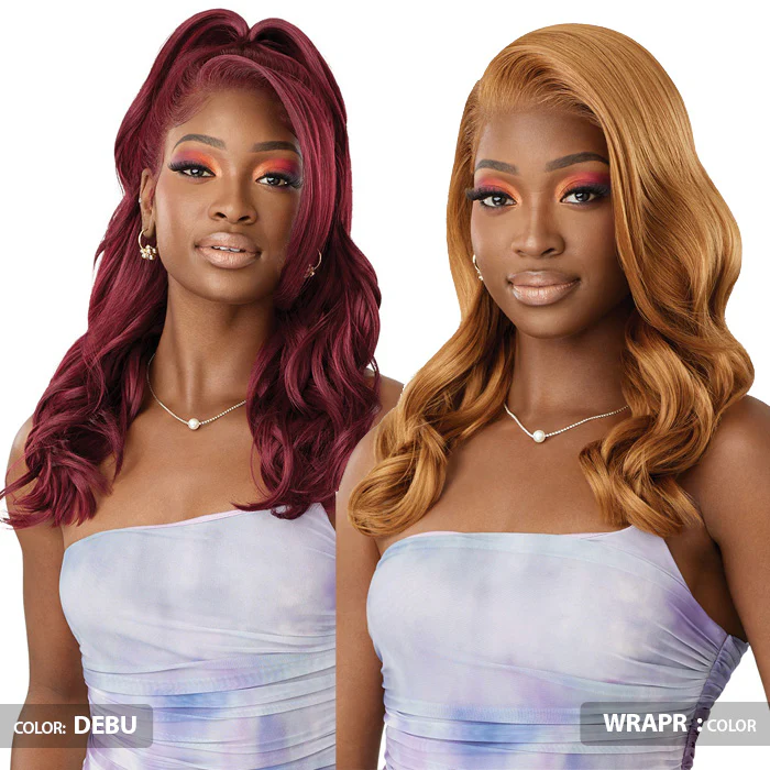 Outre Airtied Glueless Human Hair Blend 13x6 HD Lace Front Wig - HHB-NATURAL WAVE 20" - Image 2