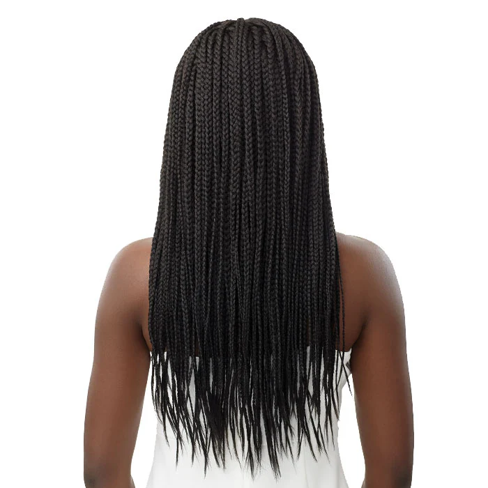 Outre Pre-Braided HD 13X4 Box Braids HD Lace Front Wig - KNOTLESS SQUARE PART BRAIDS 26" - Image 4