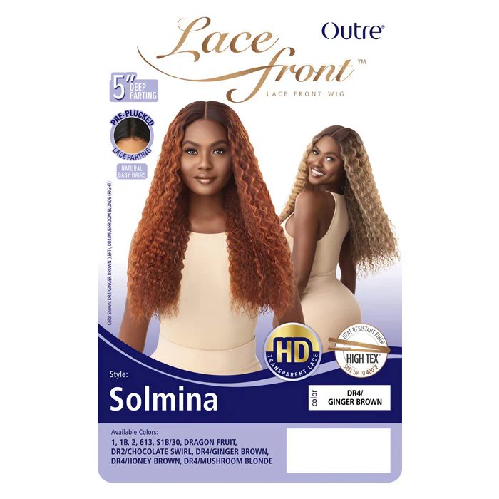 Outre HD Transparent 5" Deep Part Lace Front Wig - SOLMINA - Image 4