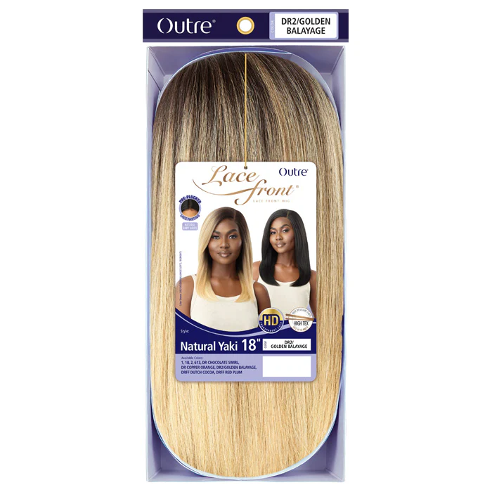 Outre HD Transparent Lace Front Wig - NATURAL YAKI 18 - Image 5