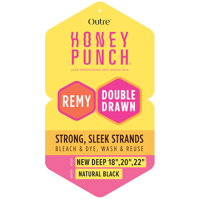 Outre Honey Punch 100% Unprocessed Remy Human Hair Weave - NEW DEEP MULTI - Image 2