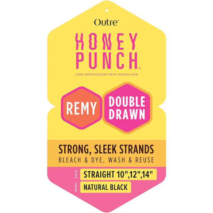 Outre Honey Punch Double Drawn 100% Unprocessed Remy Human Hair - STRAIGHT MULTI - Image 2