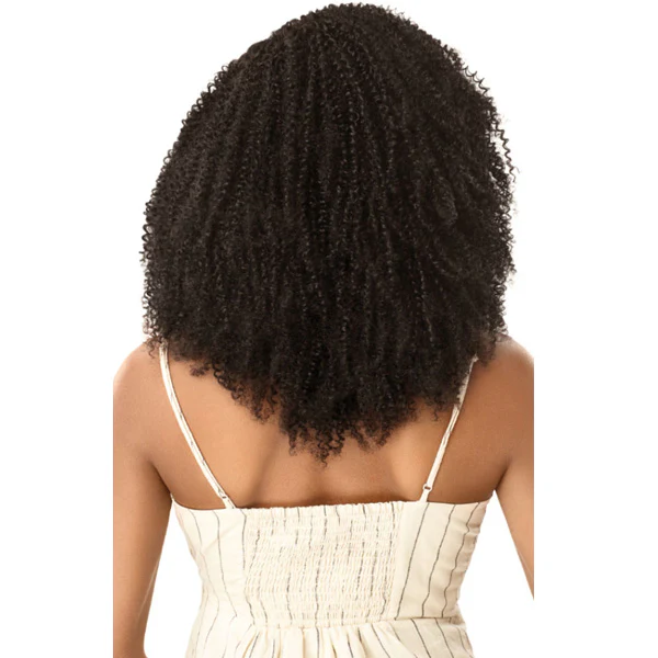 Outre Human Hair Blend Big Beautiful Hair Clip In Weave 9 PCS - 4C COILY FRO 10" - Image 4