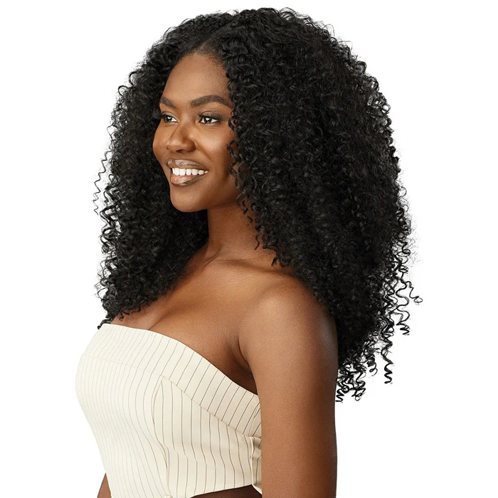 Outre Human Hair Blend Big Beautiful Hair Clip In Weave 9 PCS - BOHEMIAN CURL 14" - Image 3