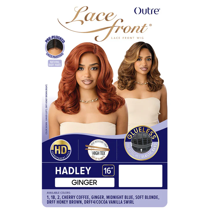 Outre Lace Front Glueless Pre-Plucked HD Lace Part Wig - HADLEY - Image 6