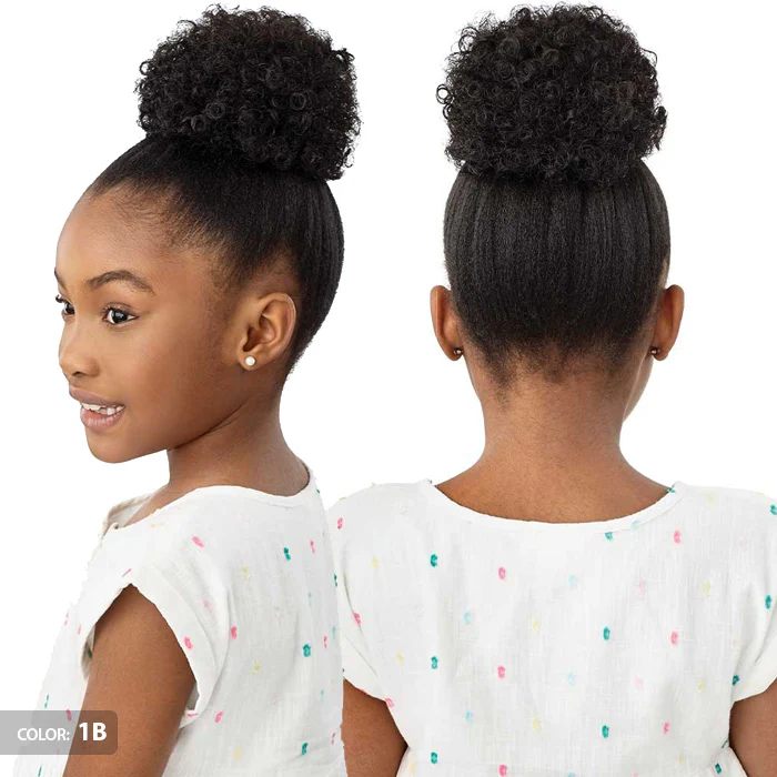 Outre Lil Looks Kids Drawstring Ponytail - MINI COILY PUFF - Image 3
