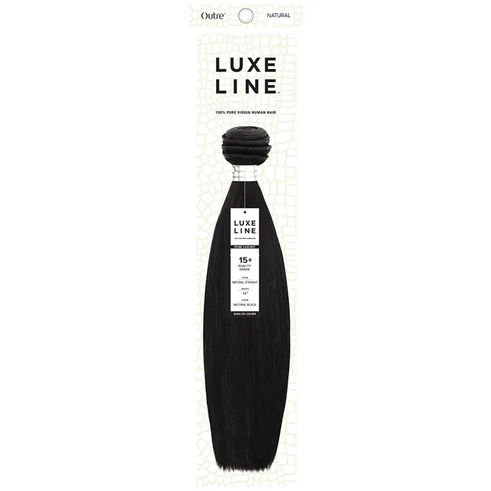 Outre Luxeline 100% Pure Virgin Human Hair Weave - NATURAL STRAIGHT - Image 4