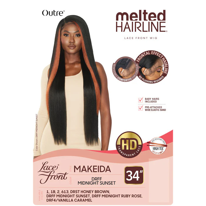 Outre Melted Hairline Glueless 5" Deep HD Lace Front Wig - MAKEIDA - Image 4