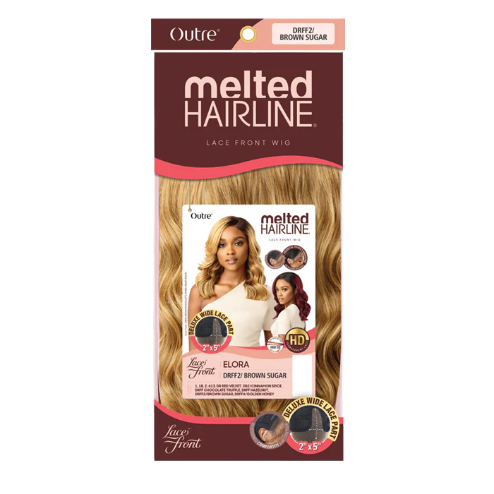Outre Melted Hairline Glueless Deluxe Wide 2x5 HD Lace Front Wig - ELORA - Image 4