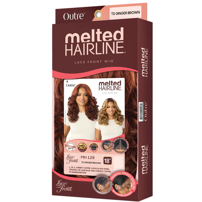 Outre Melted Hairline Glueless HD Deep Lace Part Front Wig - MH 128 - Image 4