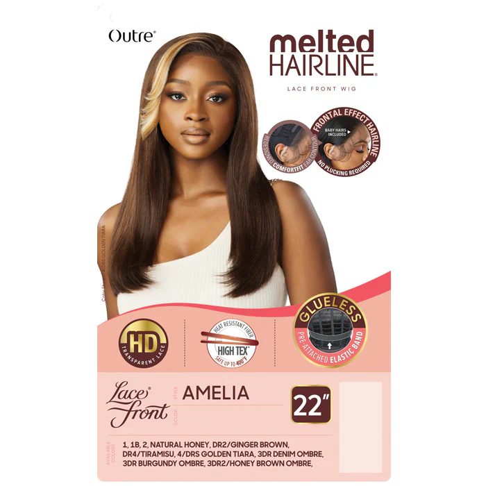 Outre Melted Hairline Glueless HD Lace Front Wig - AMELIA - Image 4