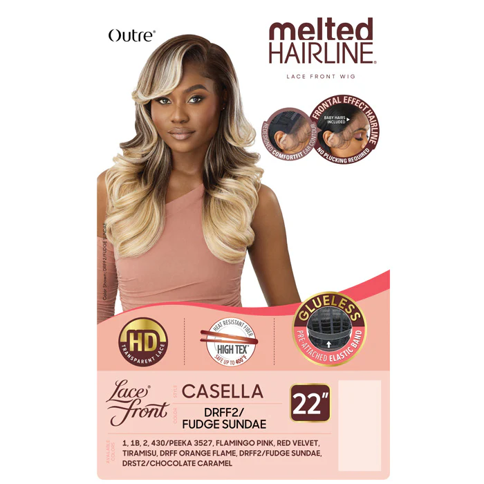 Outre Melted Hairline Glueless HD Lace Front Wig - CASELLA - Image 4