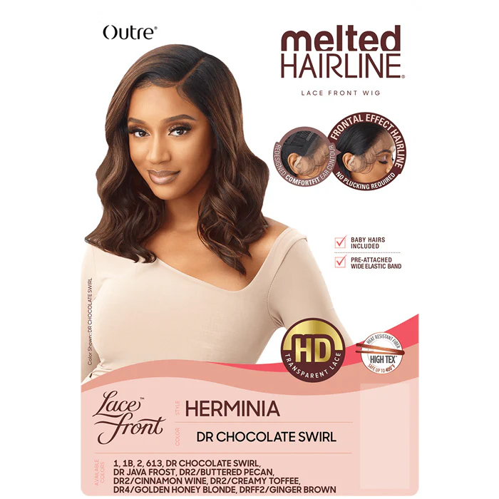Outre Melted Hairline Glueless HD Lace Front Wig - HERMINIA - Image 4