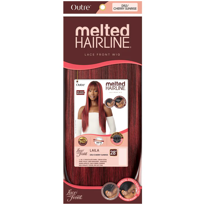 Outre Melted Hairline Glueless HD Lace Front Wig - LAILA - Pre-Styled Bangs - Image 5