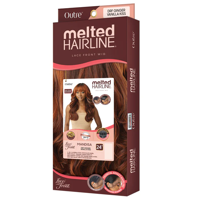Outre Melted Hairline Glueless HD Lace Front Wig - MANDISA - Pre-Styled Bangs - Image 5