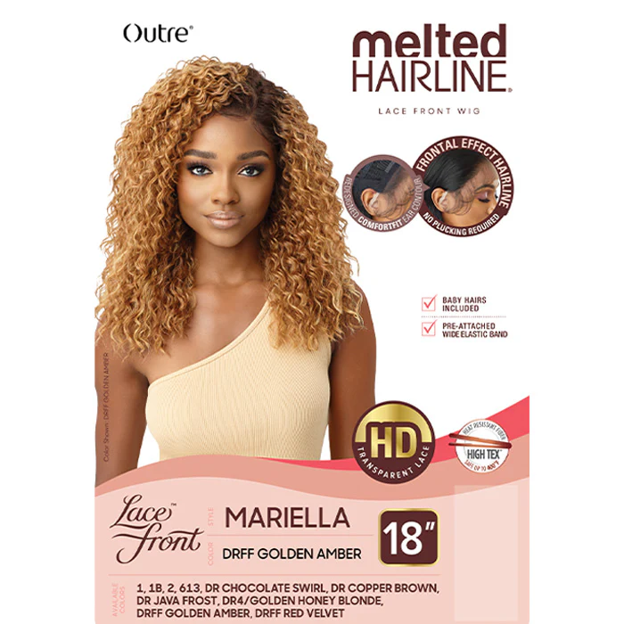 Outre Melted Hairline Glueless HD Lace Front Wig - MARIELLA - Image 4