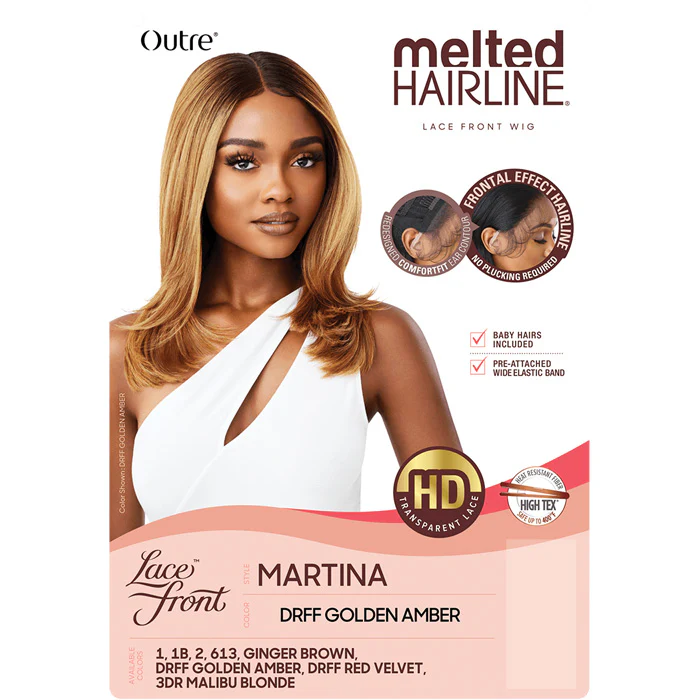 Outre Melted Hairline Glueless HD Lace Front Wig- MARTINA - Image 4