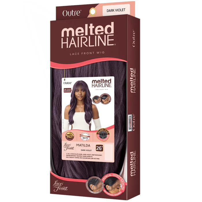 Outre Melted Hairline Glueless HD Lace Front Wig - MATILDA - Pre-Styled Bangs - Image 5