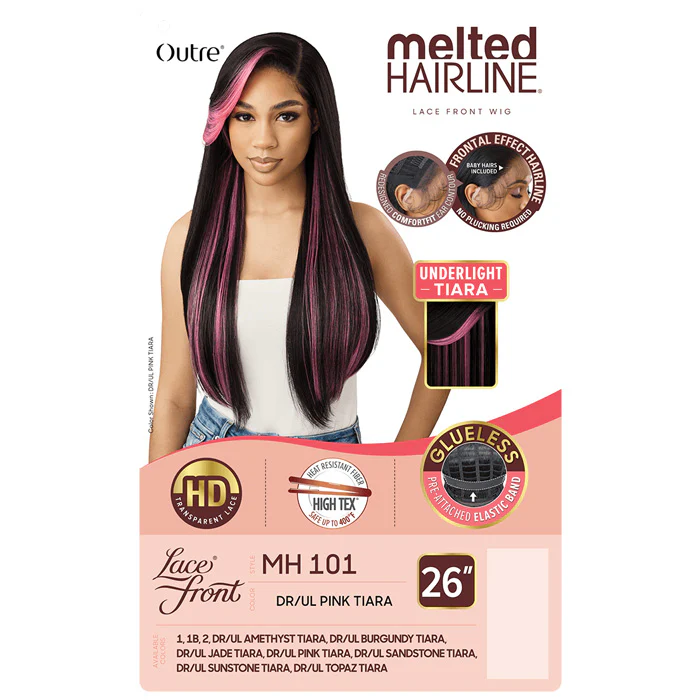Outre Melted Hairline Glueless HD Lace Front Wig - MH 101 - Image 4