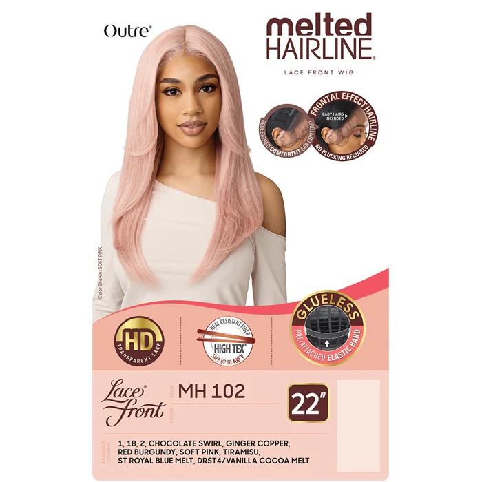Outre Melted Hairline Glueless HD Lace Front Wig - MH 102 - Image 5