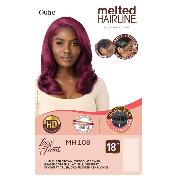 Outre Melted Hairline Glueless HD Lace Front Wig - MH 108 - Image 4