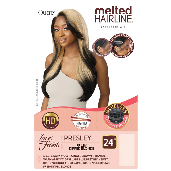 Outre Melted Hairline Glueless HD Lace Front Wig - PRESLEY - Image 4
