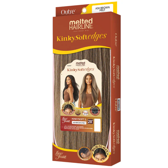 Outre Melted Hairline Kinky Soft Edges Glueless HD Lace Front Wig - KINKYSOFT 1 - Image 4