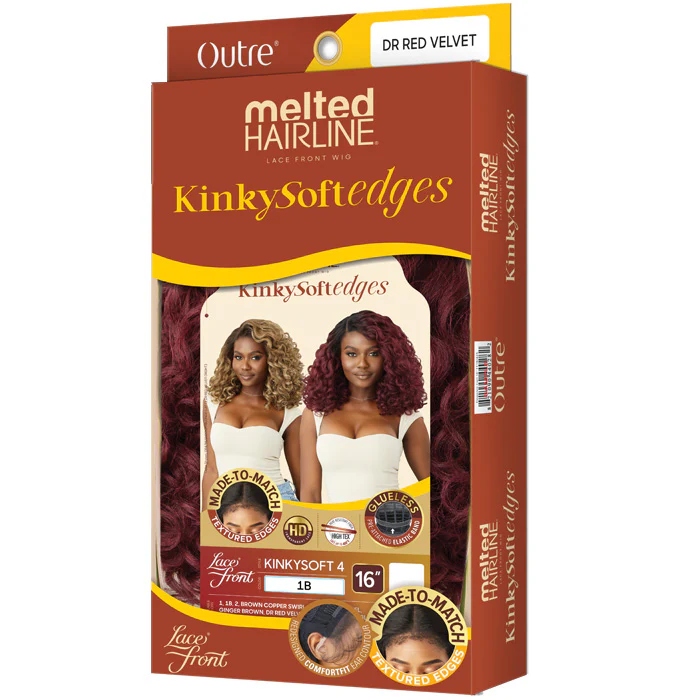 Outre Melted Hairline Kinky Soft Edges Glueless HD Lace Front Wig - KINKYSOFT 4 - Image 5