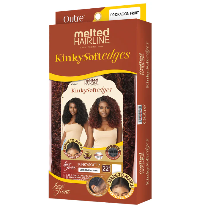 Outre Melted Hairline KinkySoft Edges Glueless HD Lace Front Wig - KINKYSOFT 7 - Image 4