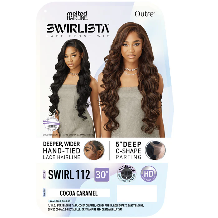 Outre Melted Hairline Swirlista Glueless HD Lace Front Wig - SWIRL 112 - Image 4
