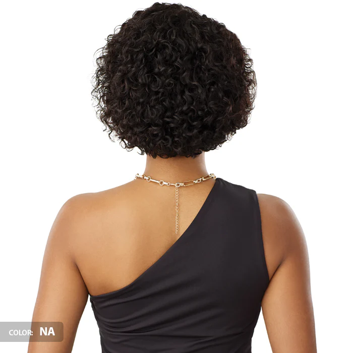 Outre My Tresses Black Label Glueless 100% Unprocessed Human Hair 13x4 HD Lace Front Wig - HH-VIRGIN DEEP BOB 8" - Image 3