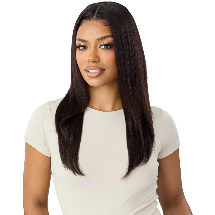 Outre My Tresses Black Label Glueless HD 13x5 Lace Frontal Wig - HH-VIRGIN STRAIGHT 22" - 100% Unprocessed Human Hair