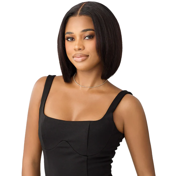 Outre My Tresses Black Label Glueless HD 13x6 Lace Frontal Wig - HH-FULLY HANDTIED VIRGIN STRAIGHT 10" - 100% Unprocessed Human Hair