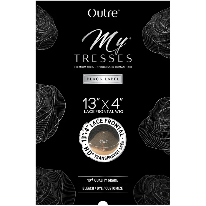 Outre My Tresses Black Label Premium 100% Unprocessed Human Hair HD 13x4 Lace Front Wig - HH-VIRGIN STRAIGHT BOB 10" - Image 6