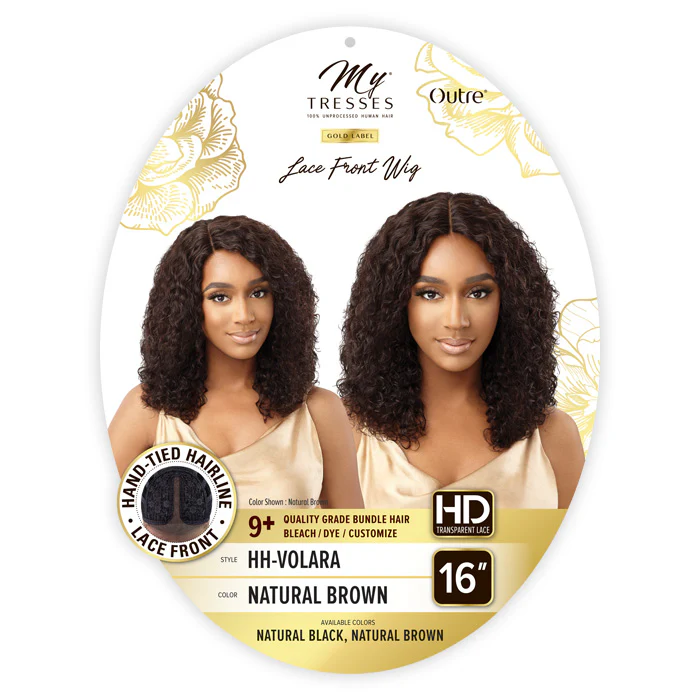Outre My Tresses Gold Label 100% Unprocessed Human Hair HD Lace Front Wig - HH-VOLARA - Image 4