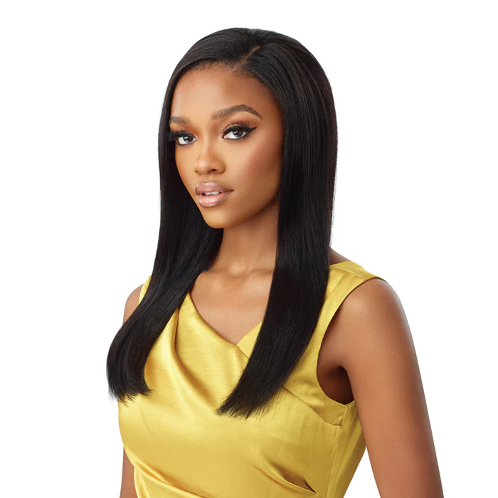 Outre Mytresses Gold Label 100% Unprocessed Human U-Part Cap Leave Out Wig - HH BRIAZILIAN STRAIGHT 20" - Image 3