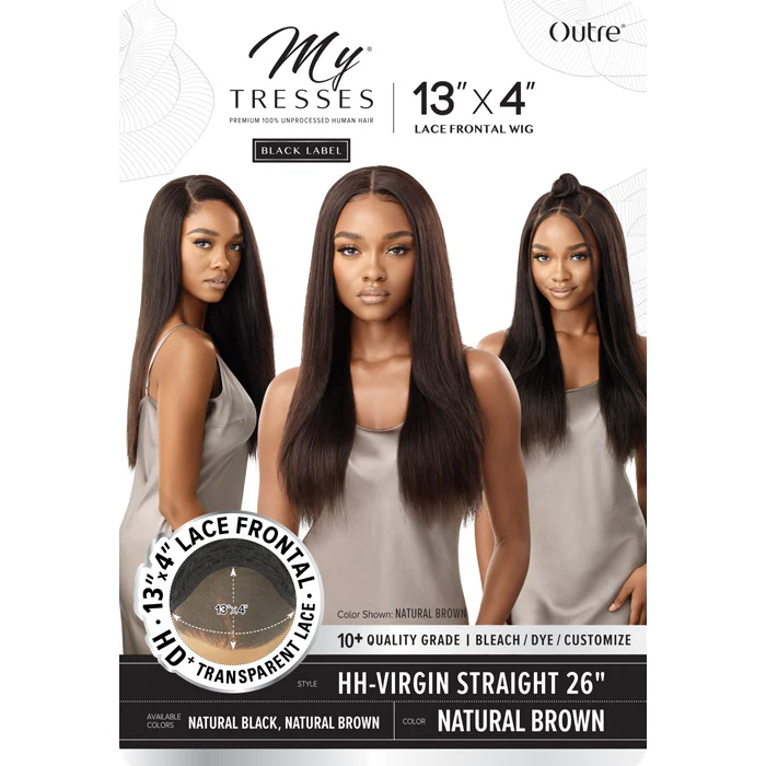 Outre Mytresses 100% Unprocessed Human Hair HD 13X4 Lace Front Wig - VIRGIN STRAIGHT 26 - Image 6