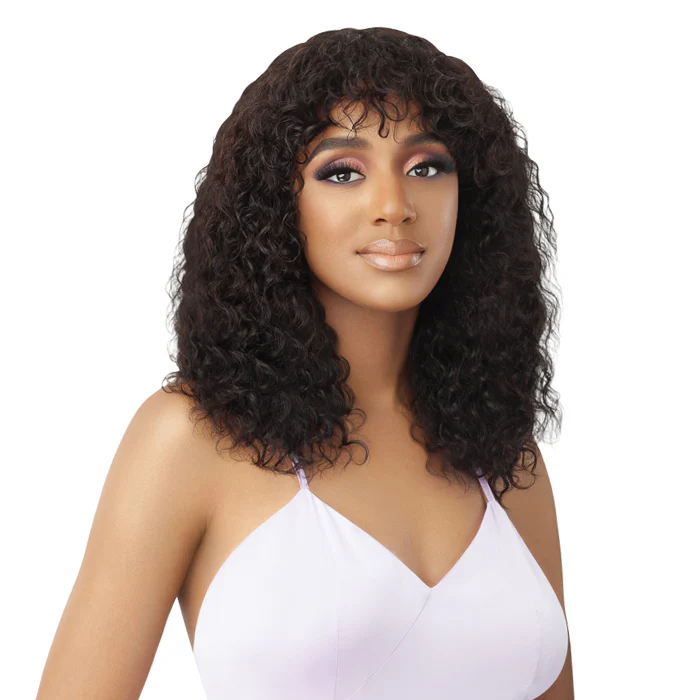Outre Mytresses 100% Human Hair Wet & Wavy Full Wig - NATURAL CURLY 18 - Image 2